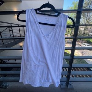 Madewell White Tank Top Shirt